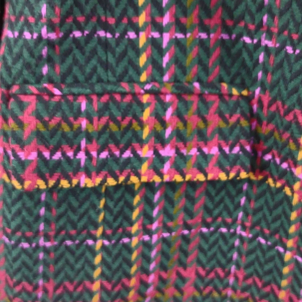 Pendleton Petite 100% Wool Fully Lined Single Button LS Plaid Blazer Jacket Sz 6 - Picture 6 of 12